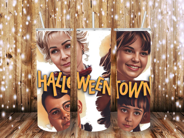Halloweentown faces 20 oz Tumbler