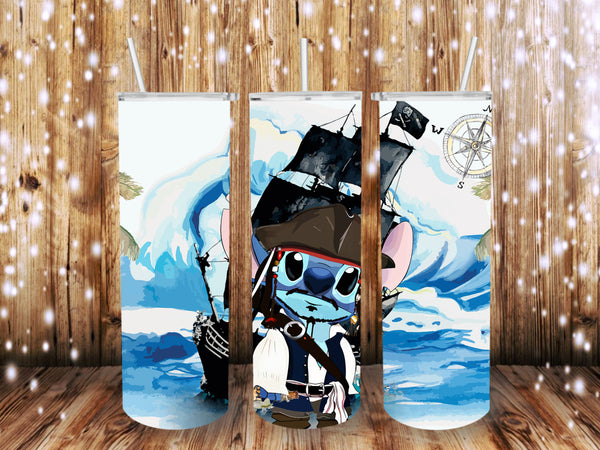 Jack Sparrow Stitch 20 oz Tumbler