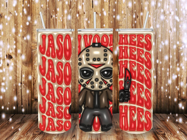 Jason Full Puffy 20 oz Tumbler