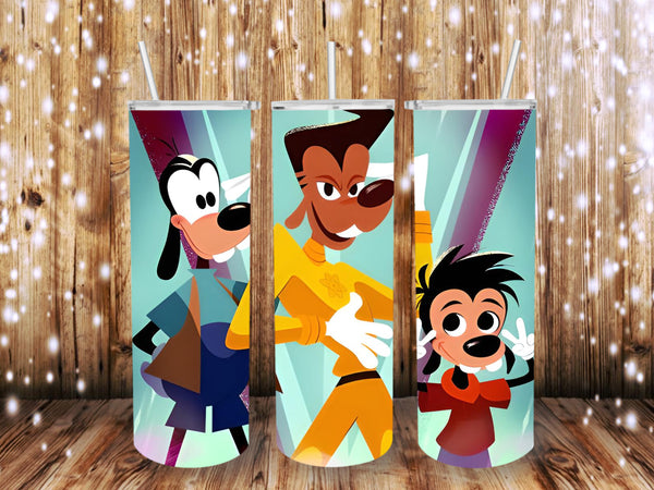 Max goofy and powerline 20 oz Tumbler