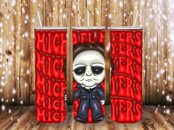 Michael Full Puffy 20 oz Tumbler