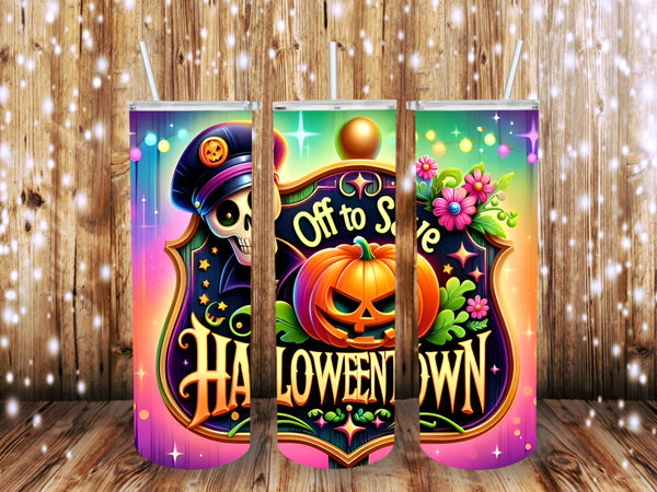 Off to save Halloweentown Benny 20 oz Tumbler