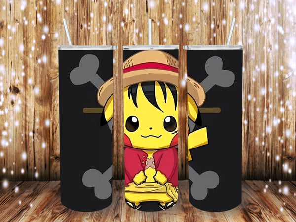 One Piece Pikachu 20 oz Tumblers