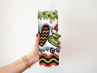 Peace Love Grinch 20 oz Tumbler