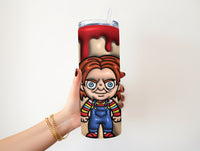 Puffy Chucky 20 oz tumbler