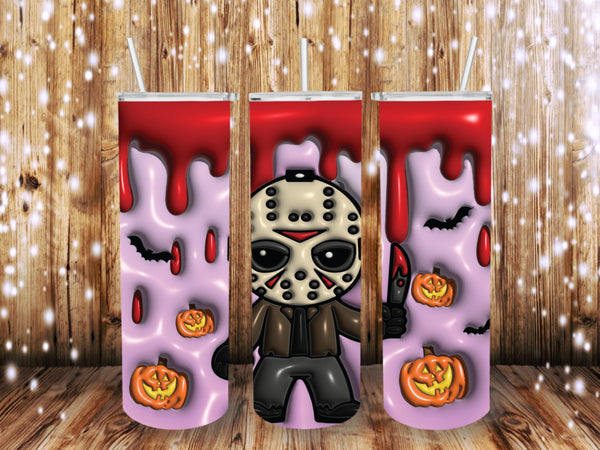 Puffy Jason 20 oz tumbler