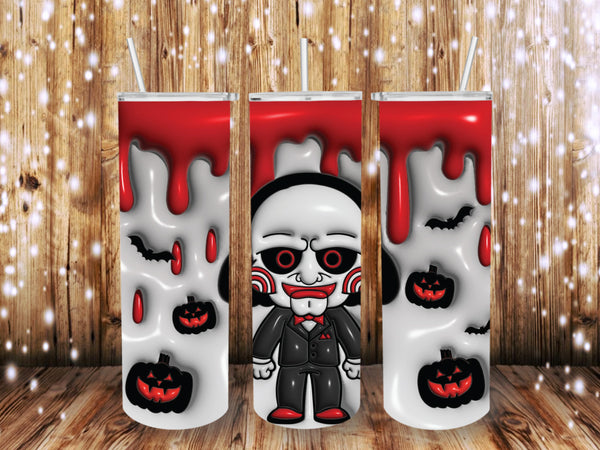Puffy Jigsaw 20 oz tumbler