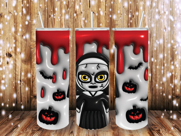 Puffy Nun 20 oz tumbler