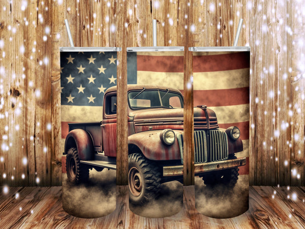Rustic Truck 20 oz Tumbler
