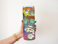 Yay Totoro Colorful 20 oz Tumblers